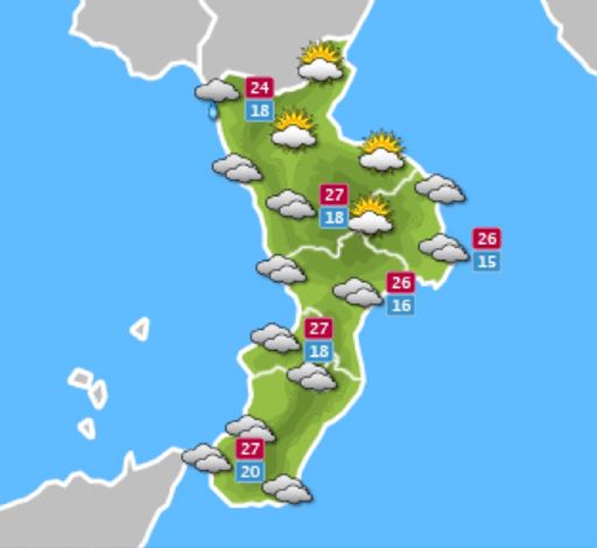 Meteo Temperature Estive Per Il Primo Maggio In Calabria Il