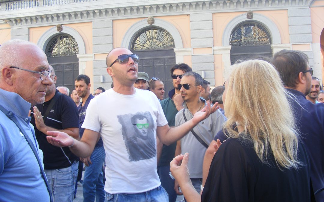 Dalla chiusura al sit-in degli operai
La lunga giornata della Siderpotenza