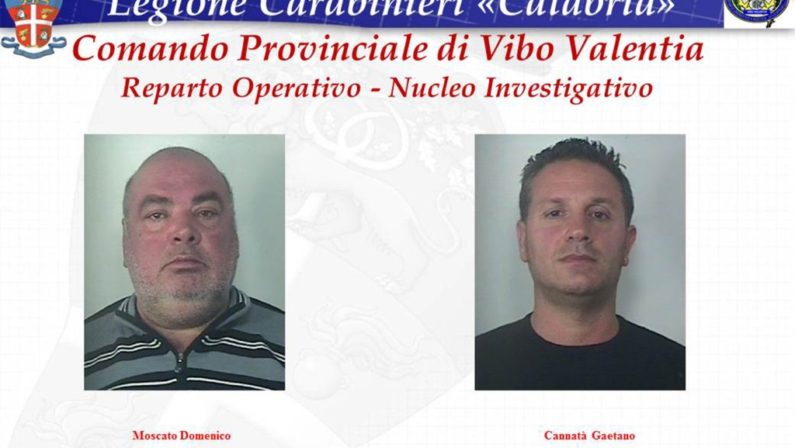 Estorsioni nel Vibonese, la vittima collabora
e fa arrestare due esponenti clan Lo Bianco-Barba