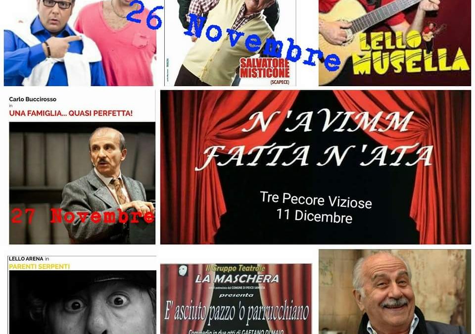 A Novembre prende il via a Montefusco la 1^ rassegna di teatro “comico”