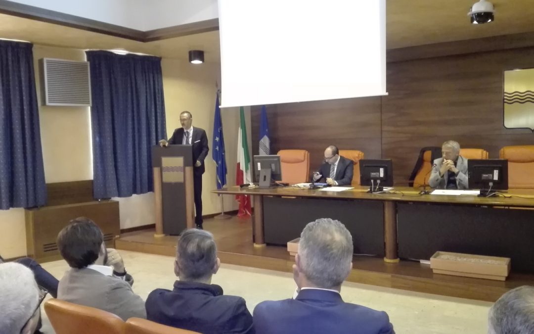 L'intervento del governatore Pittella