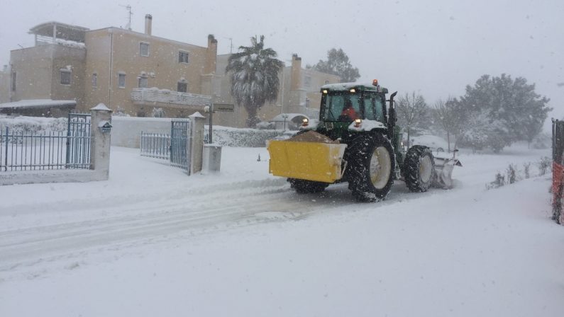 Neve, scuole chiuse in tutta l'Irpinia