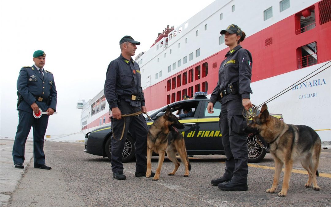 I controlli antidroga ad Olbia