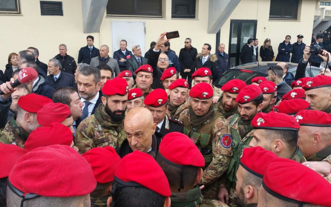 FOTO – Nasce il 14esimo battaglione Carabinieri  La cerimonia alla presenza del ministro Minniti