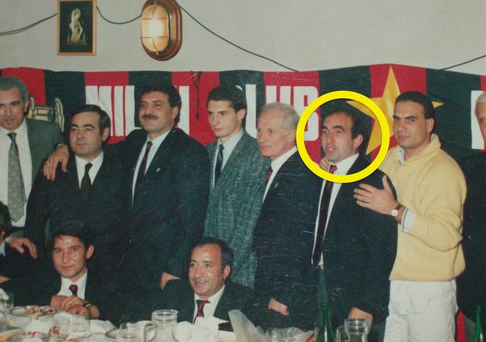 Nel tondo il lavellese Pietro Sanua, ucciso il 4 febbraio del 1995 all'età di 47 anni (foto dalla pagina fb «Vogliamo la verità sui mandanti dell'omicidio mafioso di Pietro Sanua»)