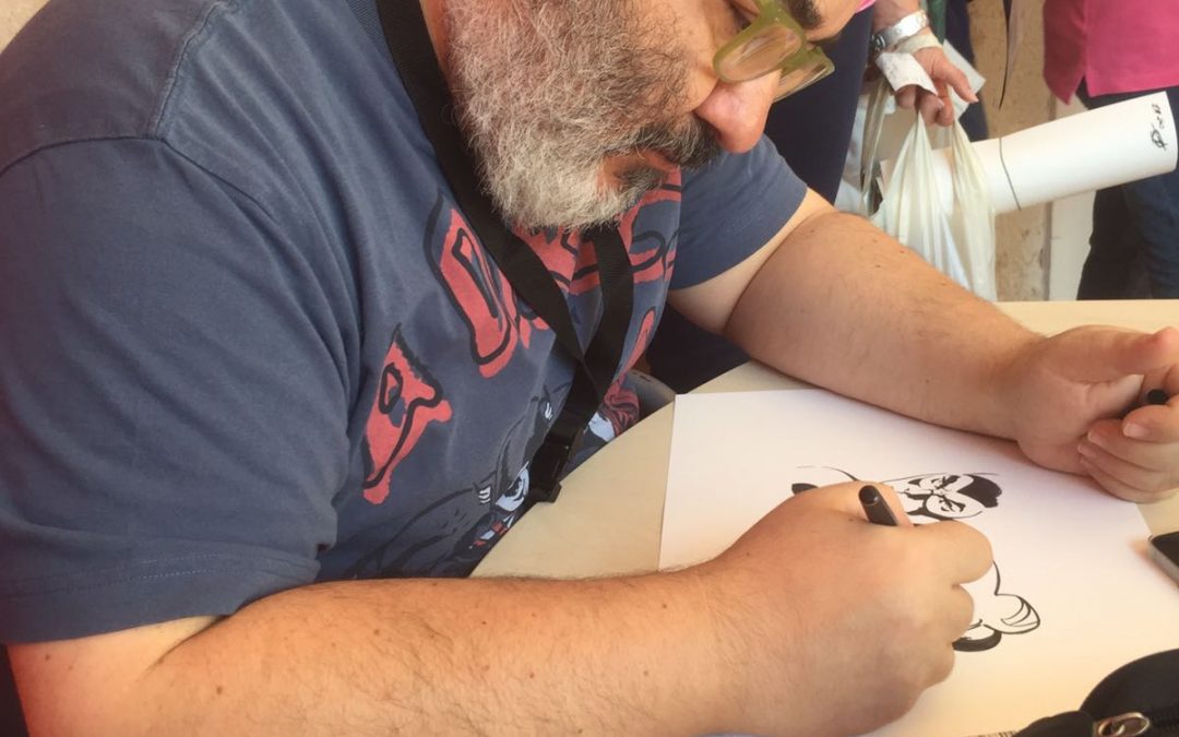 VIDEO – Festival del Fumetto di Cosenza, Giuseppe Palumbo e le tavole di Diabolik