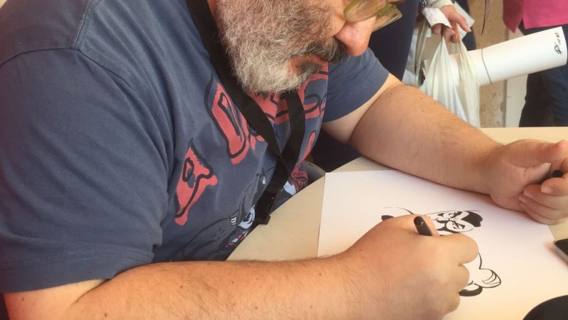 VIDEO - Festival del Fumetto di Cosenza, Giuseppe Palumbo e le tavole di Diabolik