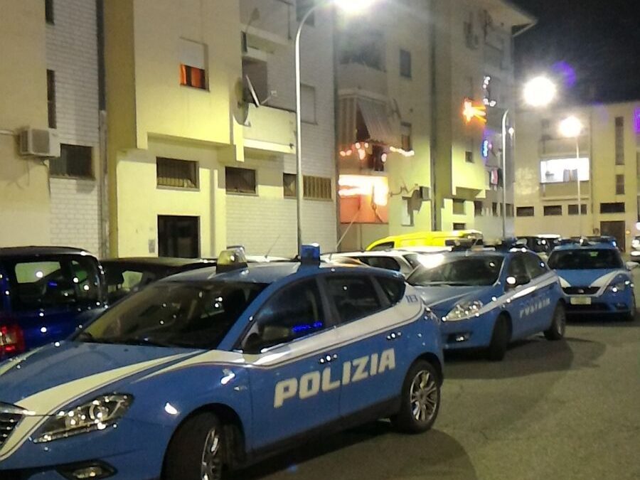 Pattuglie della polizia di Corigliano Rossano