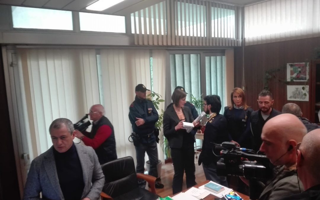 La conferenza stampa di stamattina in Procura a Potenza dopo gli arresti per sfruttamento della prostituzione