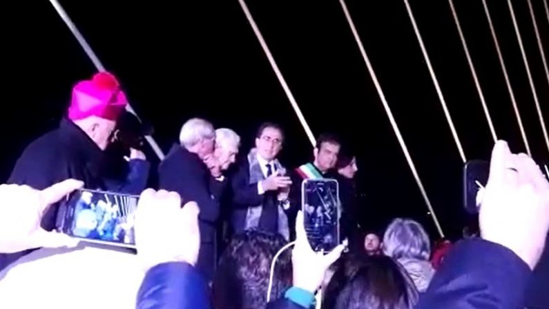 VIDEO - Cosenza, l'intervento di Santiago Calatrava all'inaugurazione del ponte