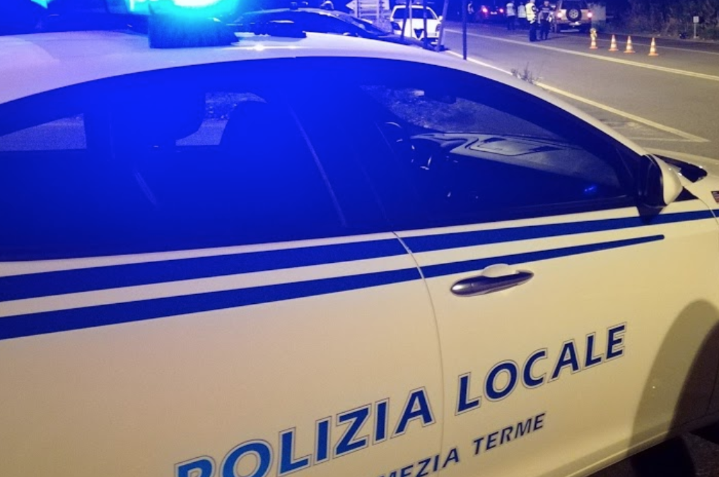 A Sambiase è intervenuta la polizia locale di Lamezia Terme