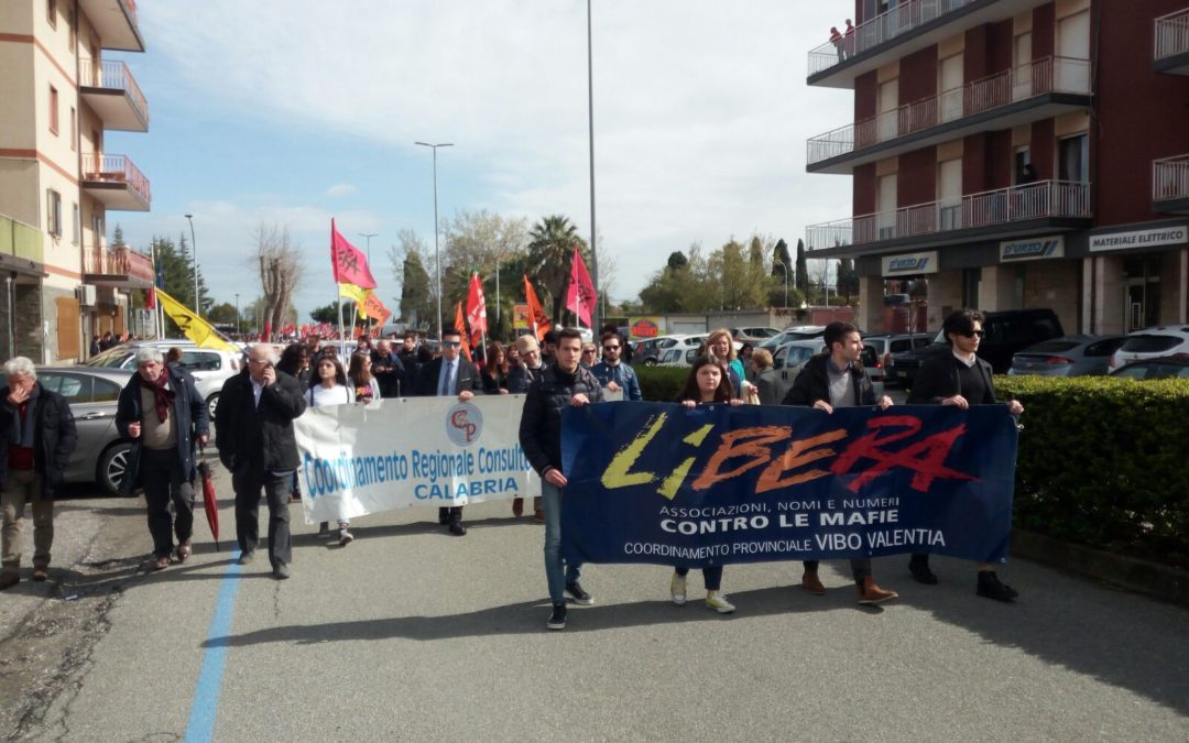 Il corteo a Vibo Valentia