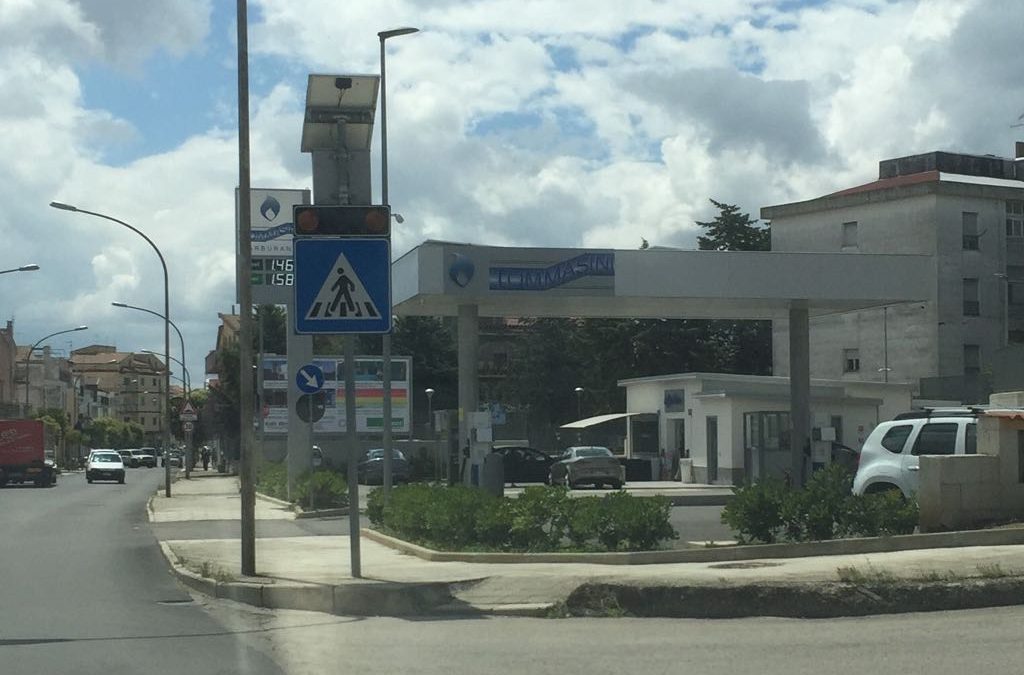 La stazione di Servizio di Irsina