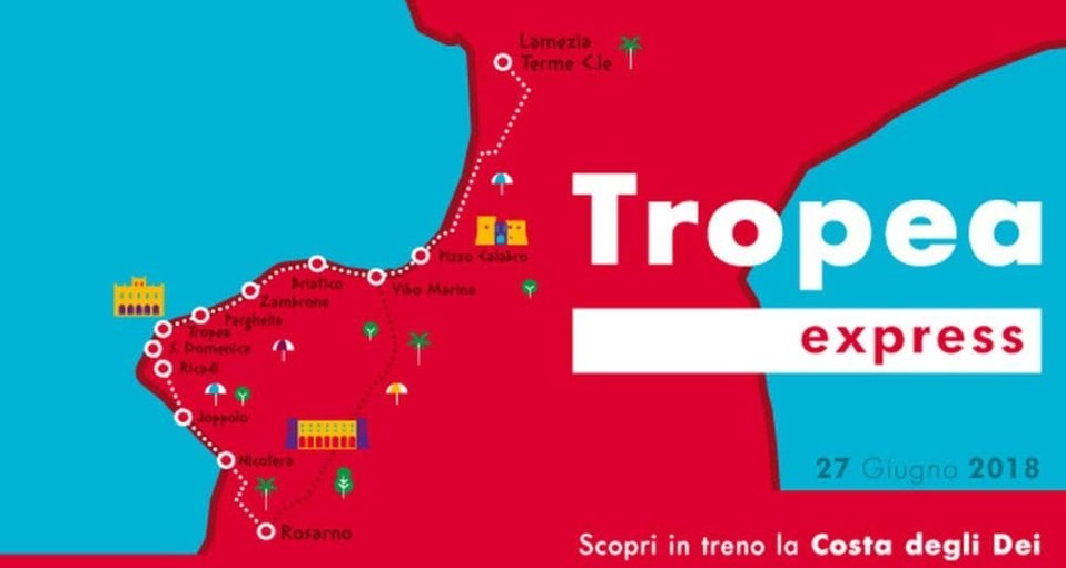 Parte il “Tropea Express”, per spostarsi sulla costa degli Dei  L’iniziativa prevede un servizio ferroviario per tutta l’estate