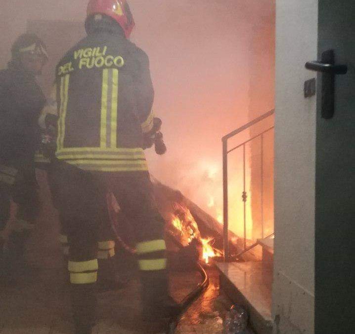 L'incendio nello scantinato