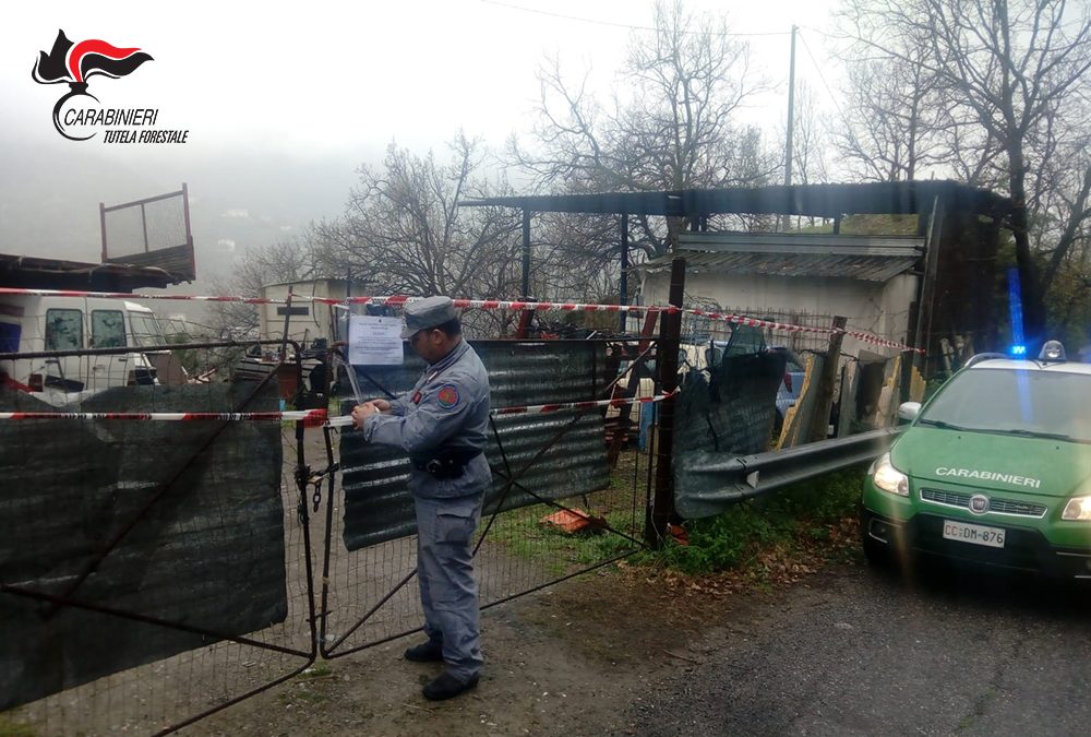 L'area sottoposta a sequestro a Longobucco