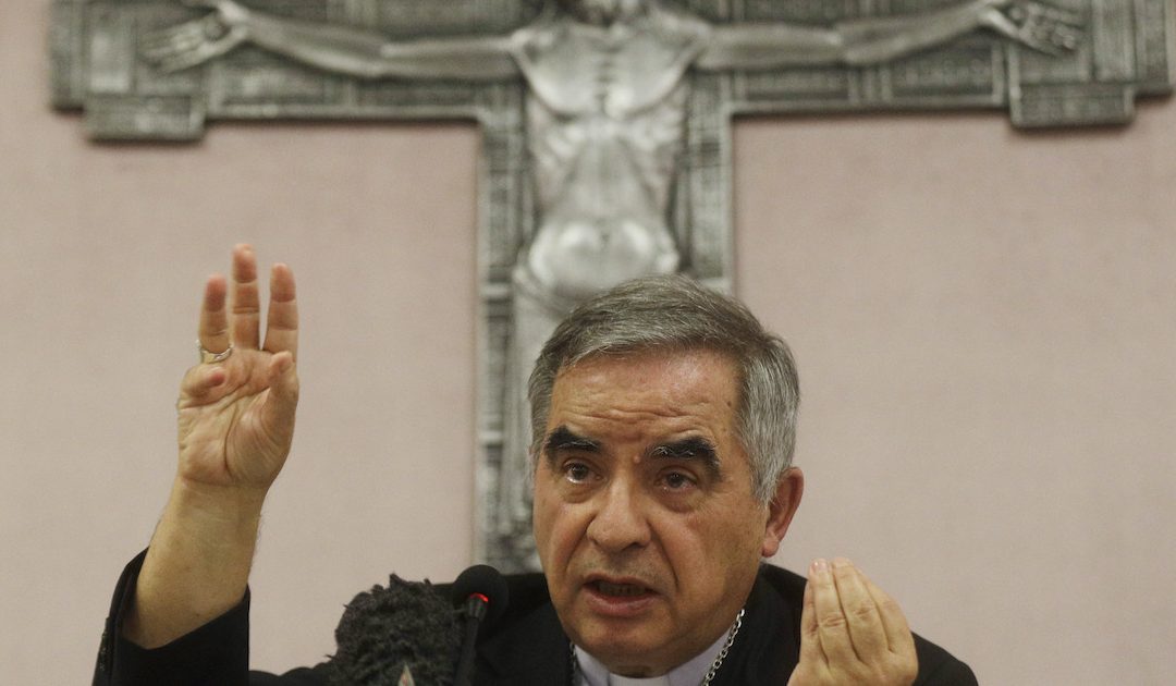 Cardinal Angelo Becciu (AP Photo/Gregorio Borgia)