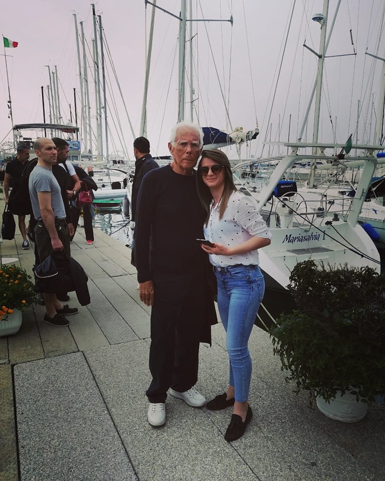 Giorgio Armani a Vibo con il suo yacht