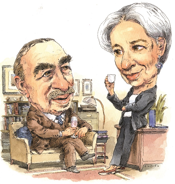 La macchina del tempo, Lord Keynes e Christine Lagarde si fanno uno champagnino al FMI