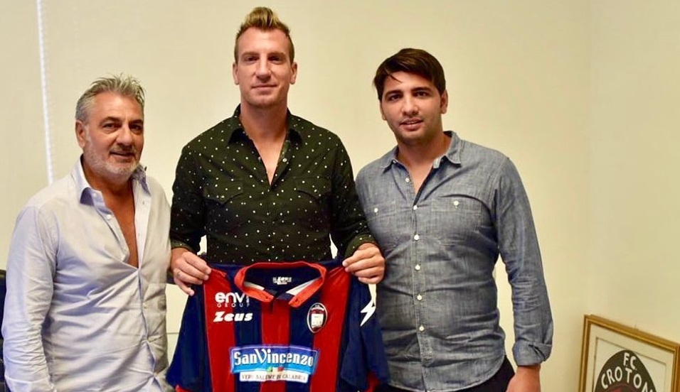 Maxi Lopez con Gianni e Raffaele Vrenna