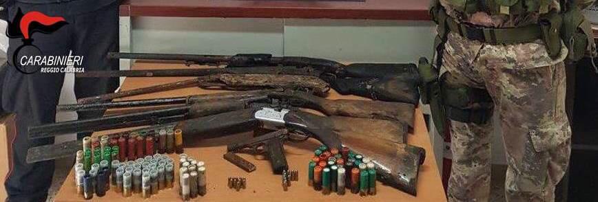 Armi e droga sequestrate nel Reggino dai carabinieri