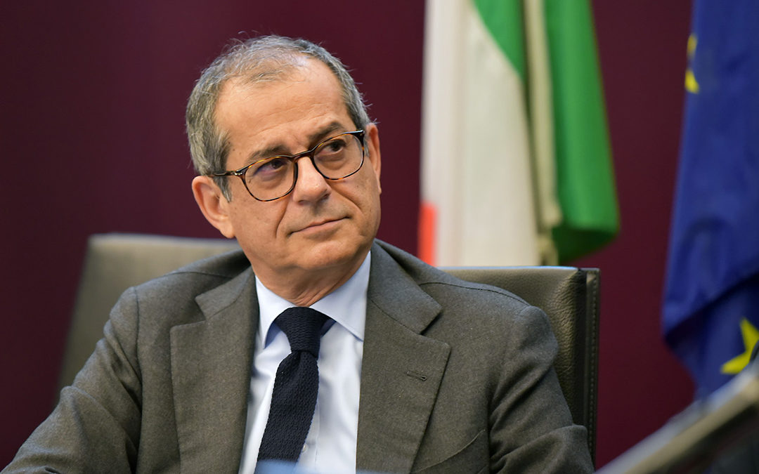 L'ex ministro delle Finanze Giovanni Tria