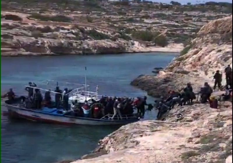 Nuovo sbarco di migranti a Lampedusa