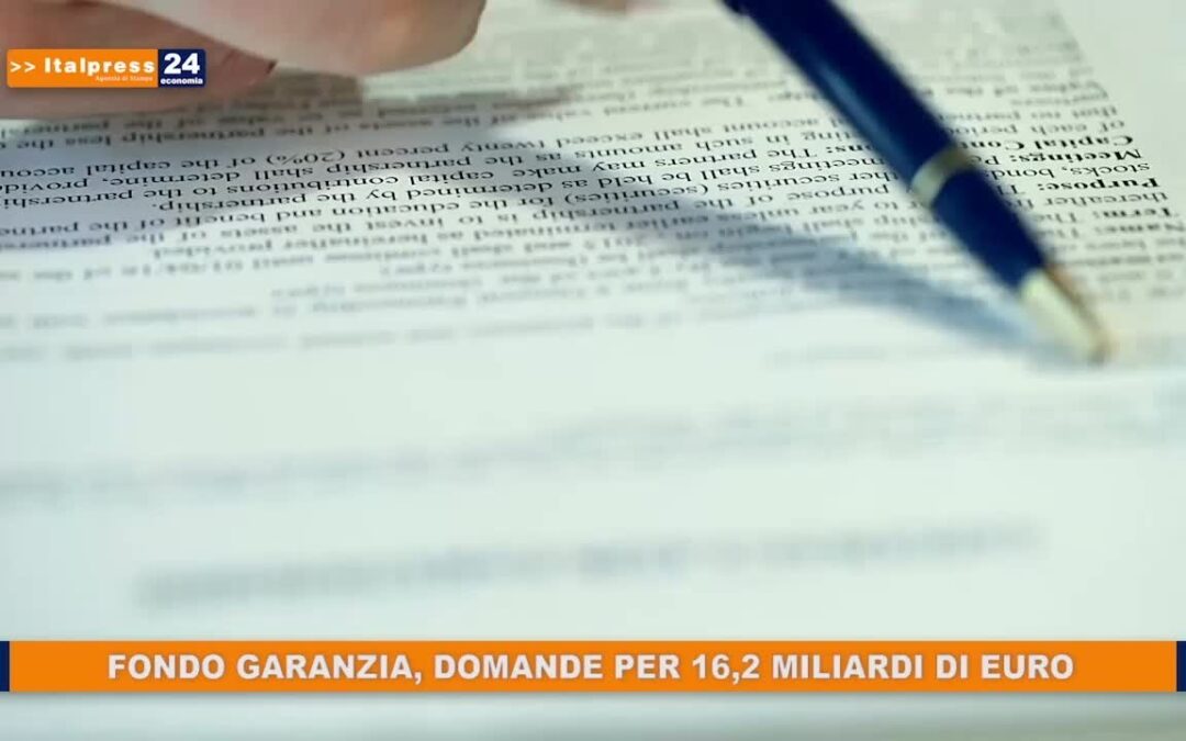 Fondo di garanzia, domande per 16,2 miliardi di euro