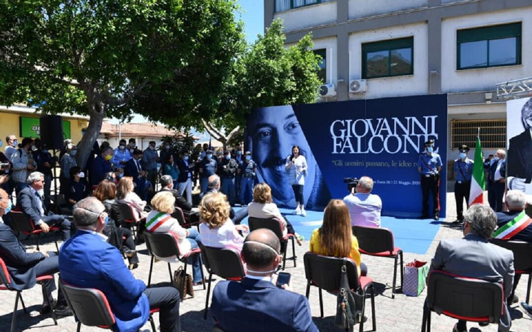 FOTO – La commemorazione a San Luca di Giovanni Falcone nell’anniversario della strage di Capaci