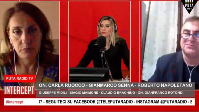 VIDEO – Roberto Napoletano in diretta a  “Intercept”