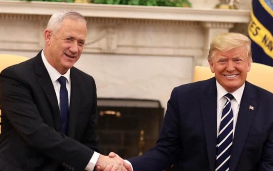 Netanyahu il primo ministro israeliano con il presidente Trump