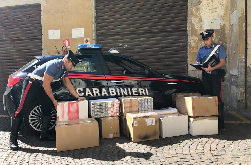 Mezza tonnellata di sigarette di contrabbando sequestrate, 2 persone denunciate