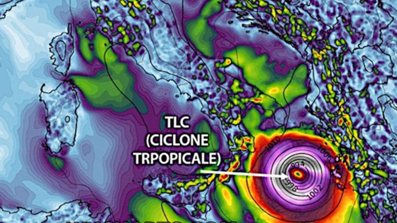 Maltempo, in arrivo un ciclone simil tropicale. Nel Reggino allerta arancione della Protezione civile