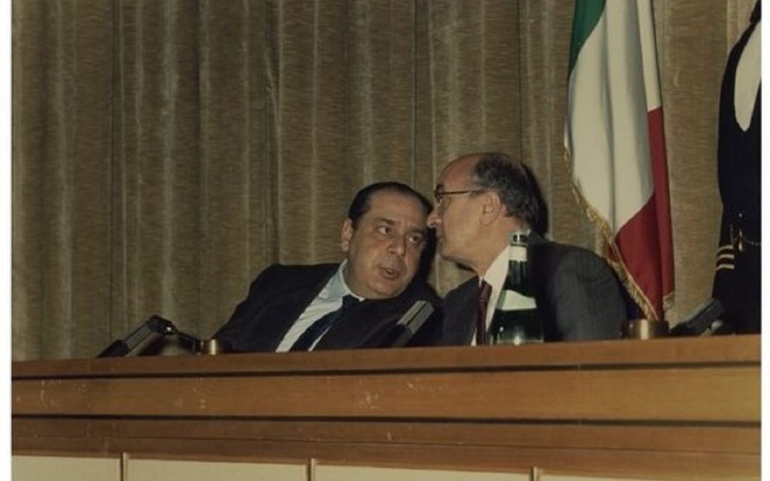 Riccardo Misasi insieme a Ciriaco De Mita