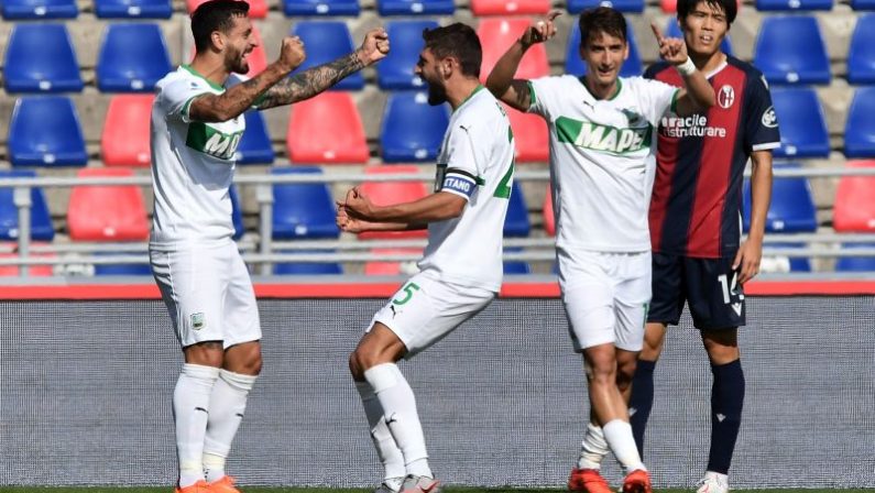 Serie A, rimonta Sassuolo, 4-3 a Bologna e secondo posto