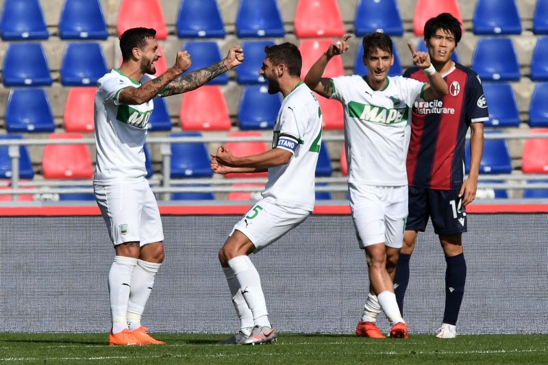 Serie A, rimonta Sassuolo, 4-3 a Bologna e secondo posto