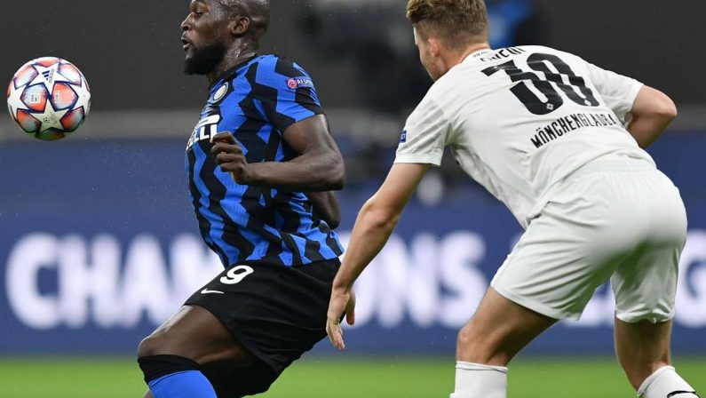 Lukaku non basta, pari dell'Inter contro il Moenchengladbach