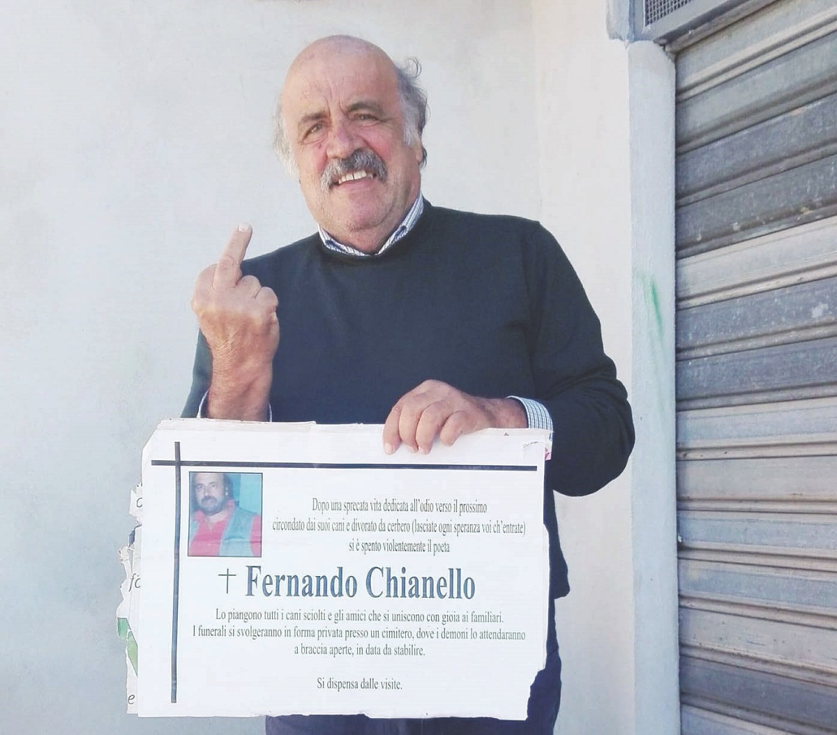 Manifesti Funebri Annunciano Per Scherzo La Morte Di Un Ex Dirigente Di Forza Italia Lui La Prende Con Ironia Il Quotidiano Del Sud