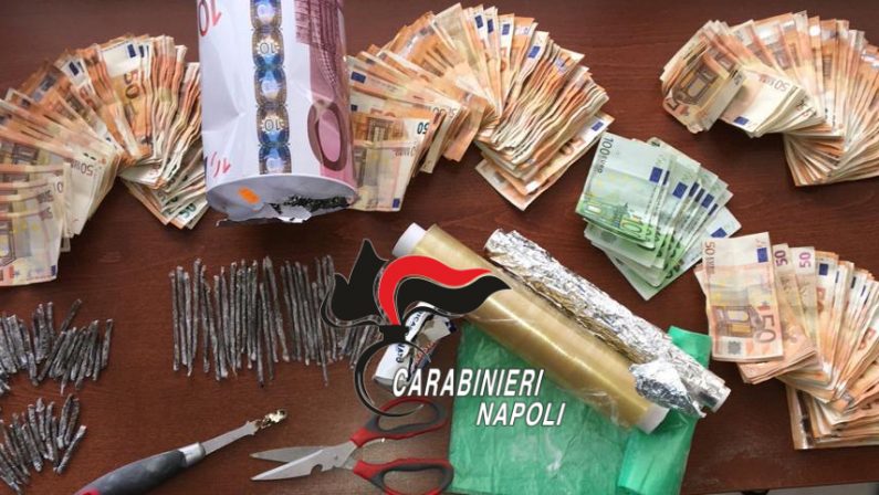 Pozzuoli, località Monteruscello: Perquisizioni dei carabinieri, droga nascosta sotto una statua di culto
