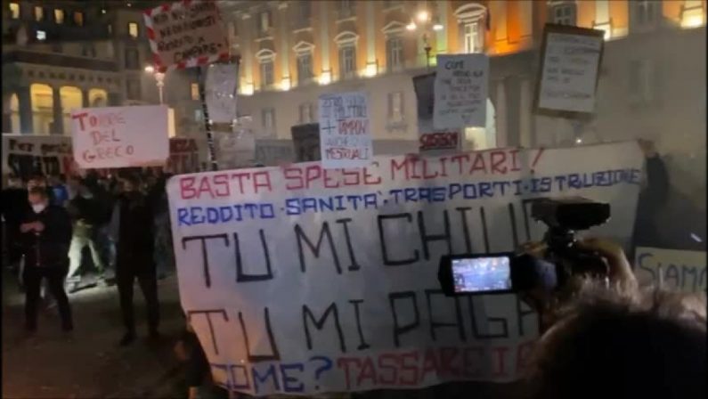 A Napoli nuove proteste anti Covid