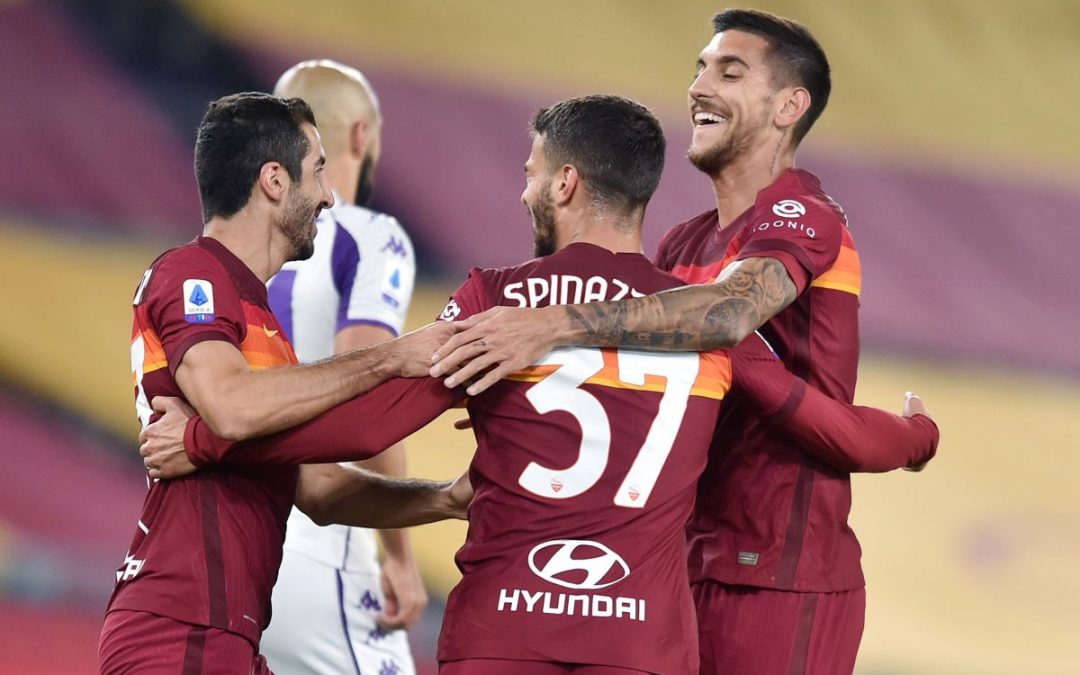 Serie A, la Roma batte 2-0 la Fiorentina, decidono Spinazzola e Pedro