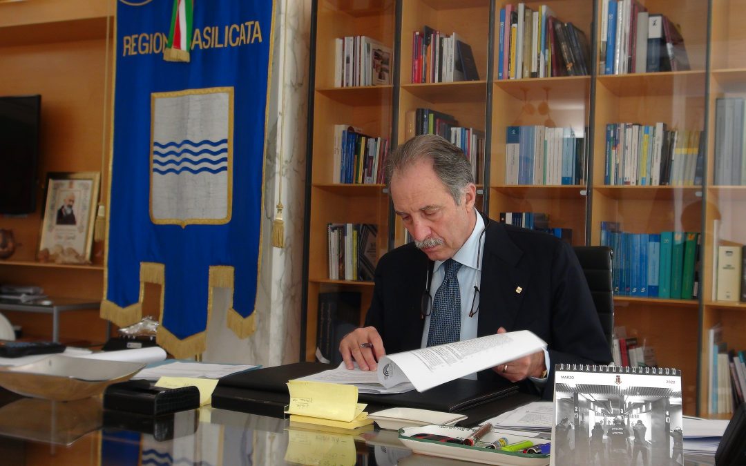 Il presidente della Regione Basilicata, Vito Bardi
