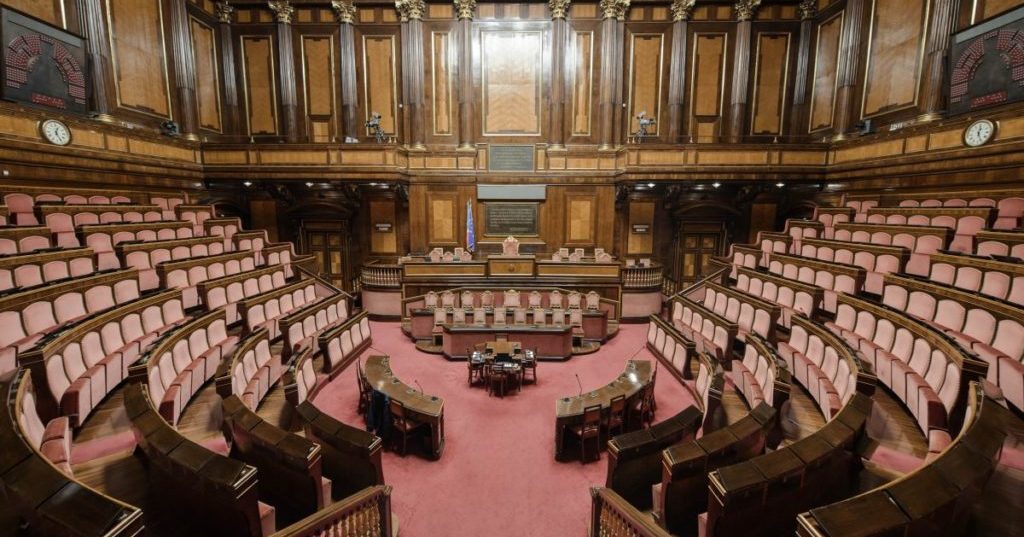 L'aula del Senato