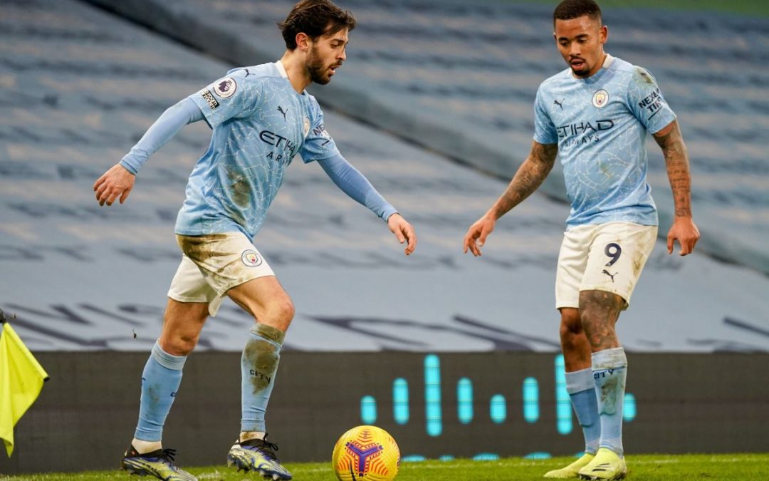 Un gol per tempo, Mancity vince 2-0 in casa Moenchengladbach