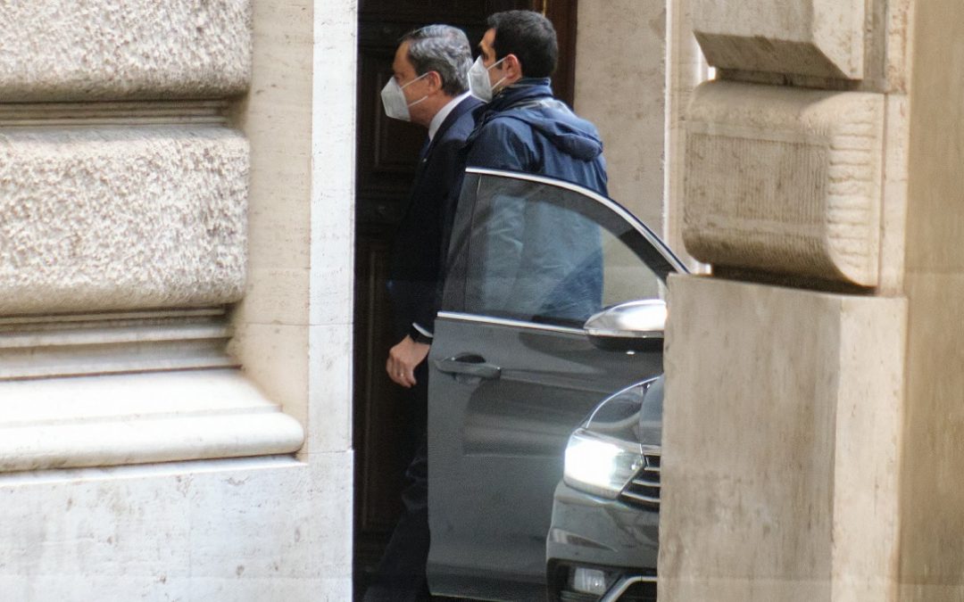 Mario Draghi a Montecitorio