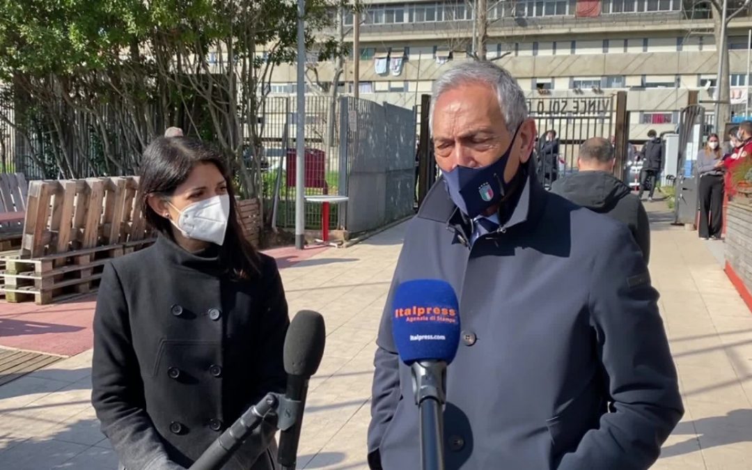 Gravina e Raggi avviano il progetto “Calciosociale” a Corviale