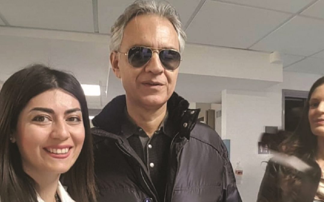 Marianna Buscemi con Andrea Bocelli