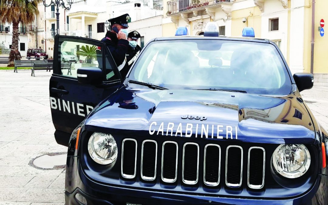 Rilievi dei carabinieri