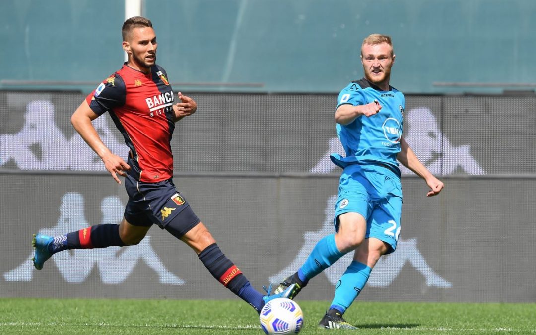 Genoa vince derby ligure, 2-0 a Spezia e salvezza quasi raggiunta