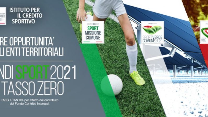 ICS e Anci insieme per nuovi finanziamenti sport